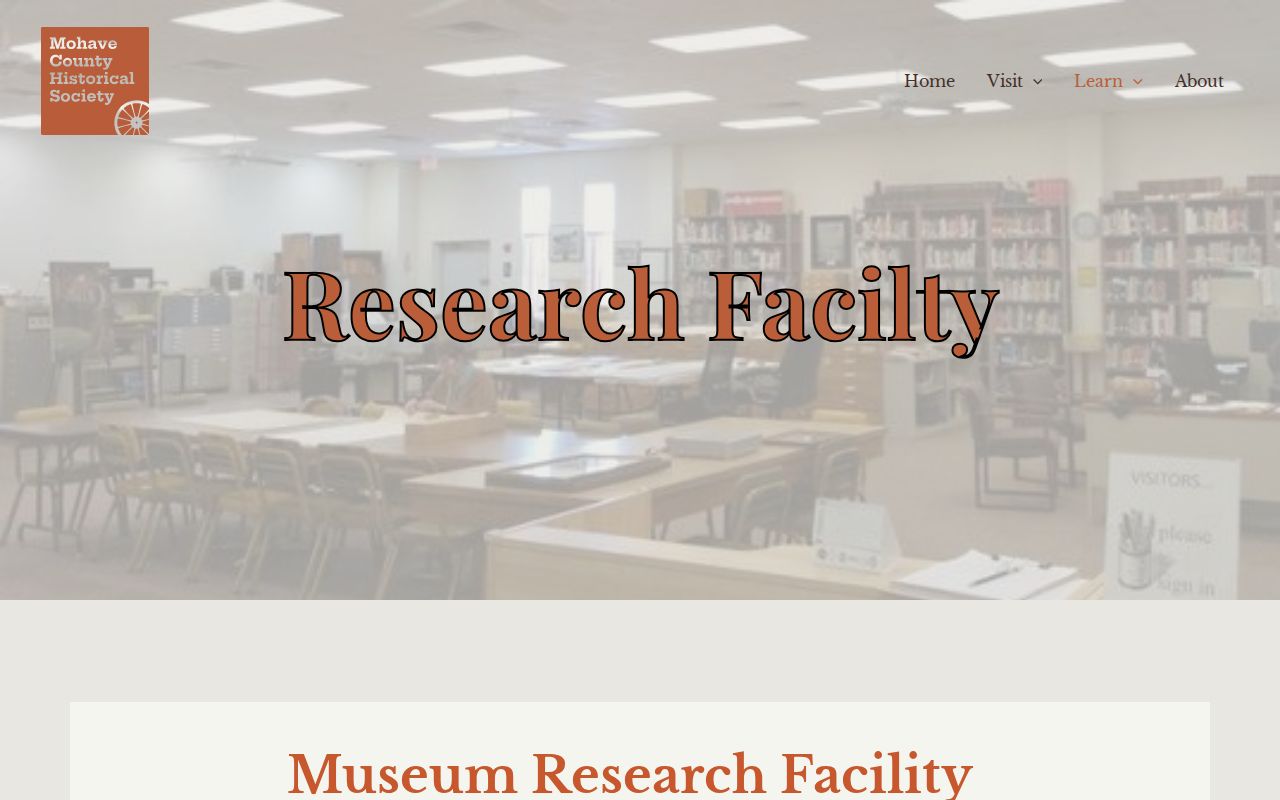 Mohave County city directory research at Mohave Museum library