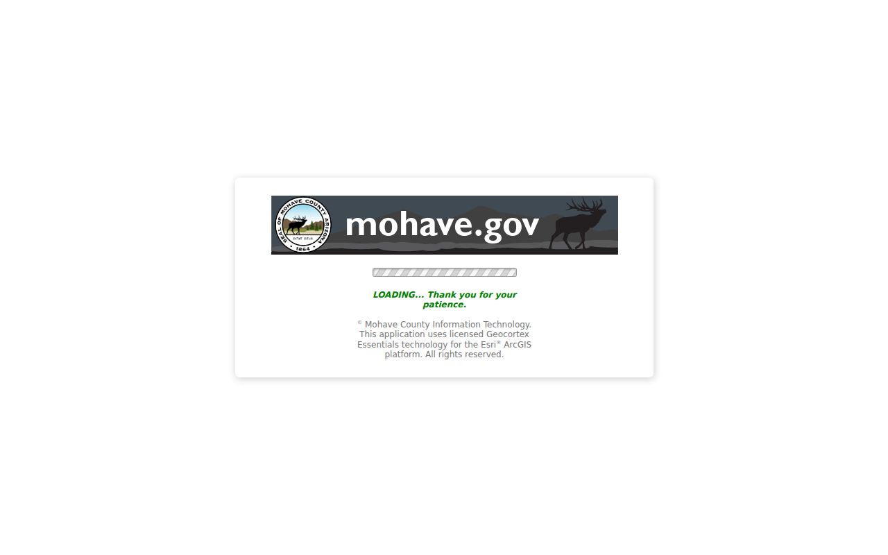 Mohave County street directory GIS parcel viewer